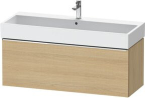 Duravit Waschtischunterschrank D-Neo wandhängend in Beige, Breite: 118,4 cm, Tiefe: 44,2 cm, Höhe: 44,0 cm - Bild 1