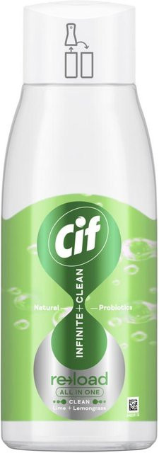 Cif Infinite Clean Universeller Reiniger Limette & Zitronengras Nachfüllpack Green 590 ml - Bild 1
