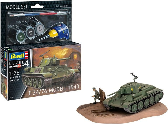 Revell Model Set T-34-76 Model 1940, Fahrzeuge - Bild 1
