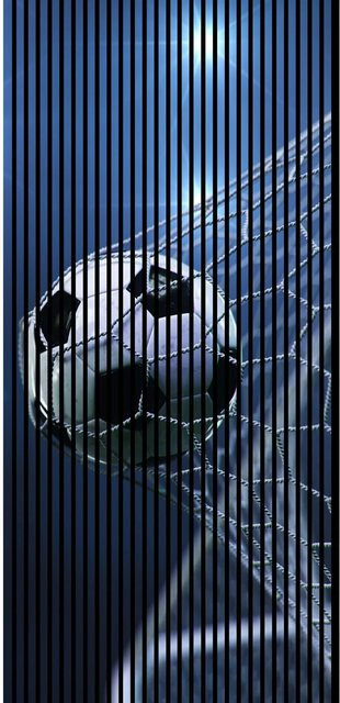 FN Acustico Akustikplatte Soccer Bunt aus PET und MDF, H x B x T: 2400 x 1133 x 19 mm - Bild 1