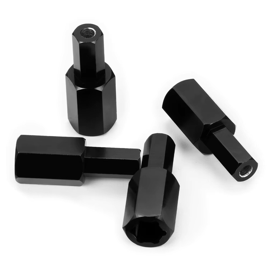 TRINOOD Rad-Sechskant-Nabenadapter, 1/16, Zubehör, Schwarz, Metall - Bild 4