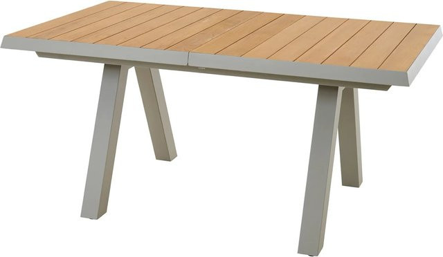Siena Garden Gartentisch Tirana aus Teakholz, rechteckig und ausziehbar, braun, B/T/H: 160 x 91 x 75 cm - Bild 1