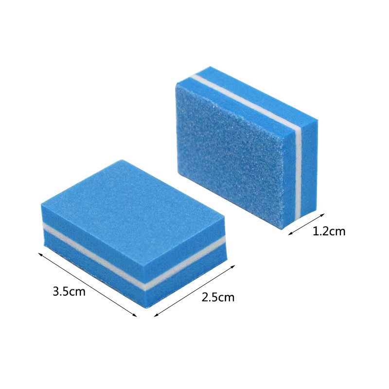 Auiezz DL Mini Nagel Schwamm Puffer Block, Rosa, 50 Stück - Bild 2