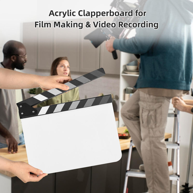 Neoglint Filmklappe aus Acryl Type 5 in Weiß und Transparent - Bild 3