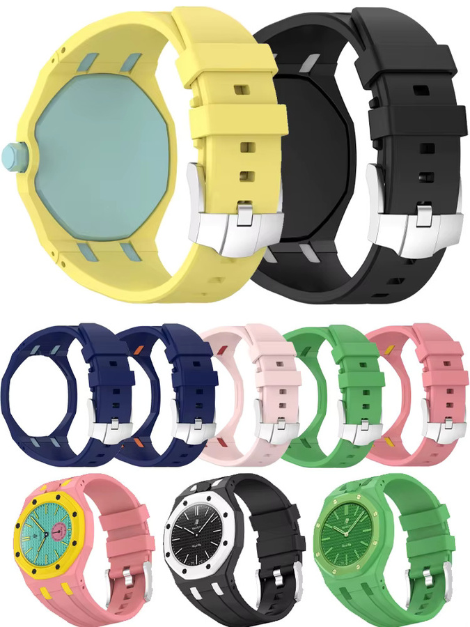 Correa Silikonarmband, Bunt, Unisex, Uhrenarmband-Zubehör - Bild 3