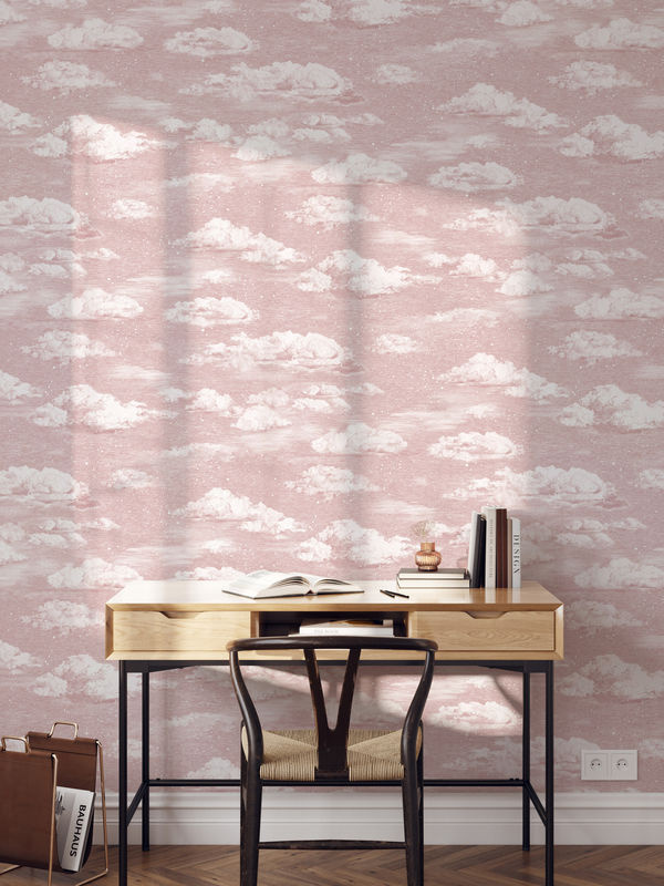 Sian Zeng Tapete Clouds in Pink mit Naturmotiv und abstraktem Wolken-Design aus Vlies - Bild 2