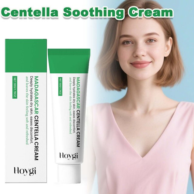 Hoygi Centella-Creme, Gesicht, mit Ceramid und Panthenol, trockene und empfindliche Haut - Bild 1