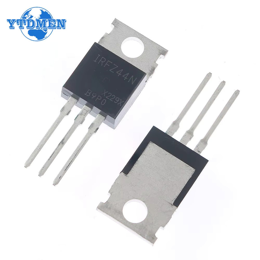 YTDMEN Mosfet IRFZ44N TO220 Transistor Set, 10 Stück Hochleistungstransistoren IRFZ44NPBF, 49A 55V Feldeffekttransistor in Schwarz - Bild 2