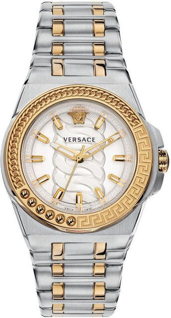Versace Damenuhr, Quarz, Edelstahl, Silber, 40 mm, 5 ATM - Bild 1