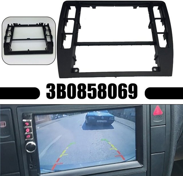 SUITU Mittelkonsole Radio Blende für VW Passat B5 B5.5 2001-2005 Schwarz - Bild 1