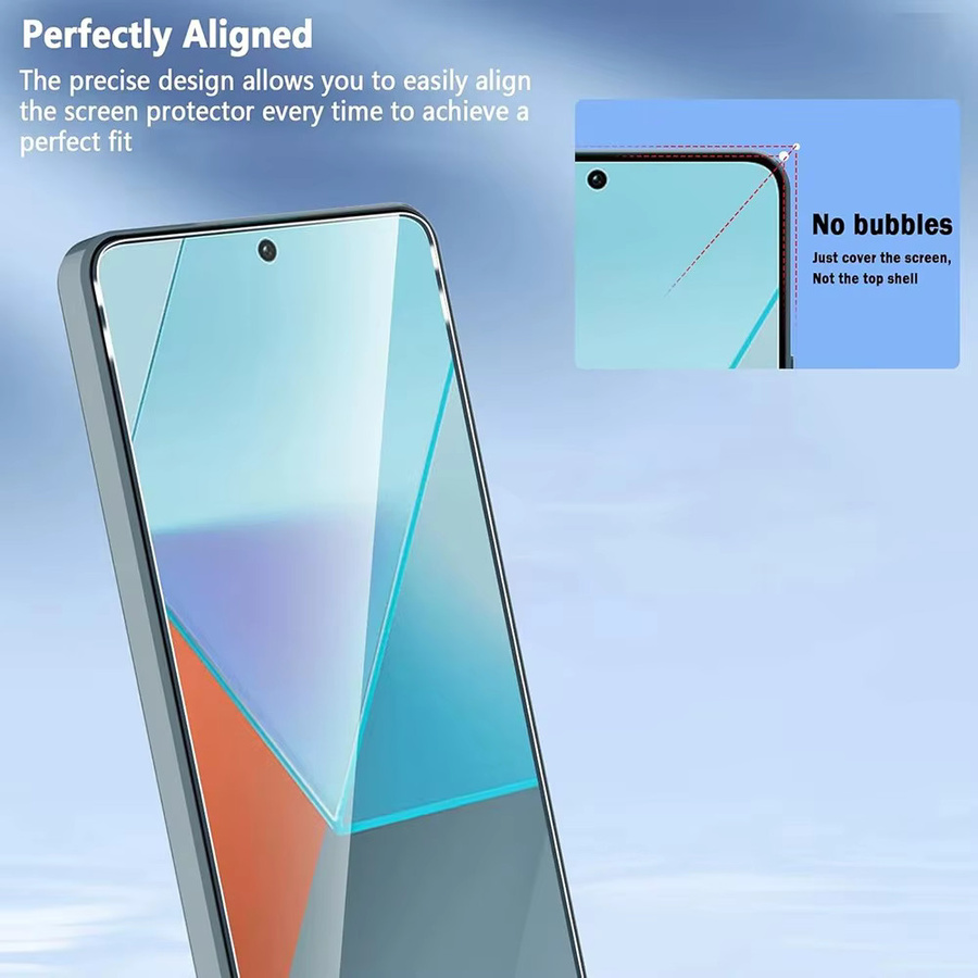3er-Set Ultra Klar Gehärtetes Glas Displayschutz für Xiaomi Redmi Note 14 5G 13 12 11 Pro 14S 12S 11S sowie Redmi 15C 14C 13C 12C 10A 9A in Transparent - Bild 3