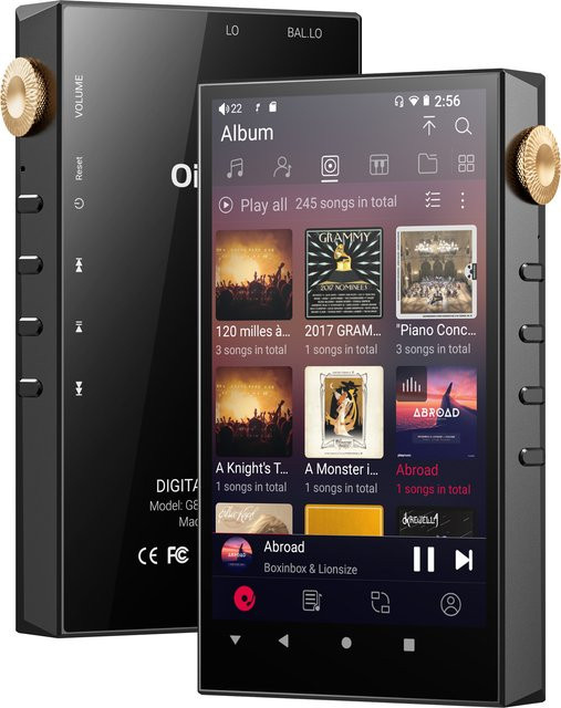 Oilsky HiFi Hi-Res Audio Player mit 160GB Speicher, Bluetooth und WLAN, Dual-ESS-DAC und 4,4-mm-Balanced-Ausgang in Schwarz - Bild 1
