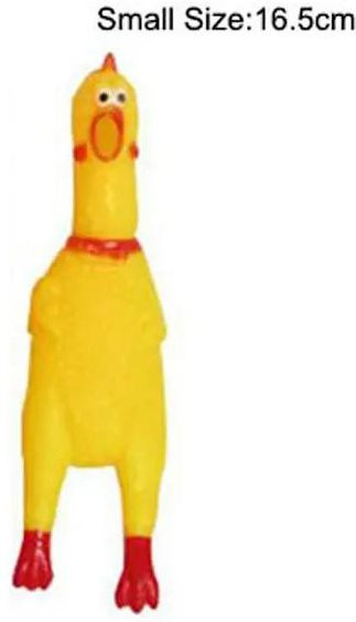 Yiran Furniture Hundespielzeug, schreiendes Huhn, Kauspielzeug, yellow - Bild 1