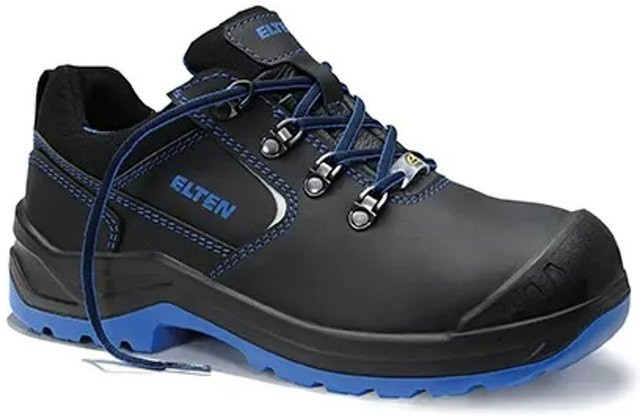 Elten Damen Sicherheitshalbschuh Lena Black-Blue Low ESD S3 aus Rindleder in Größe 42 - Bild 1