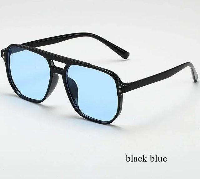 CICI Global Glasses Sonnenbrille, quadratisch, Kunststoff, Unisex, weiß - Bild 1