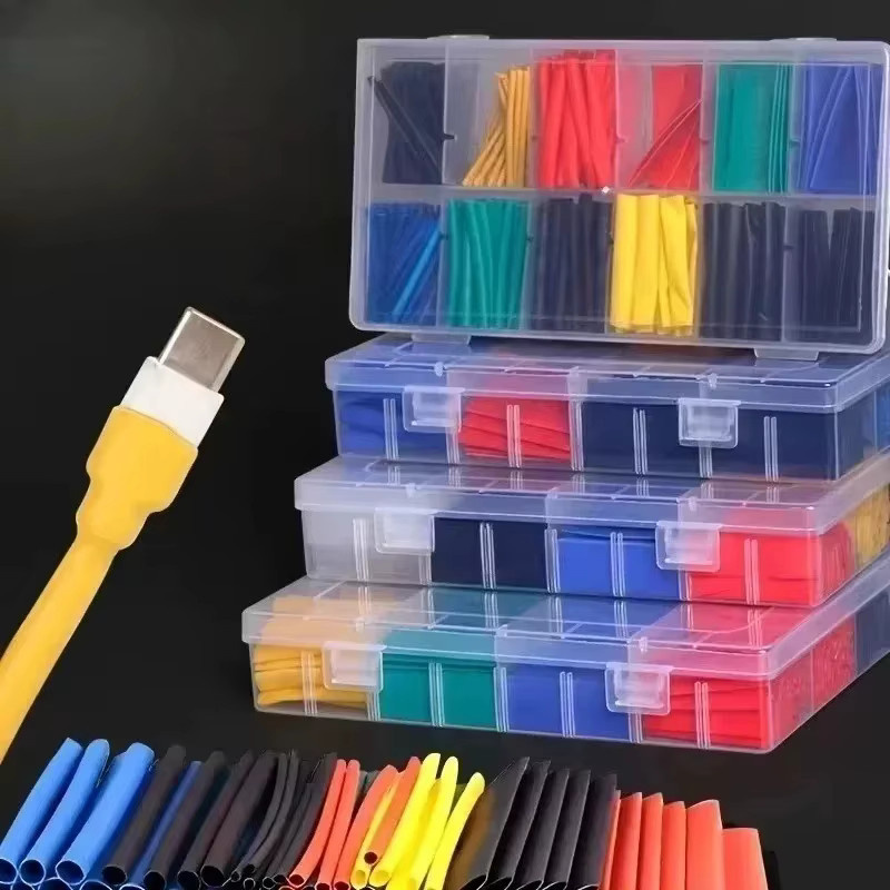 Schrumpfschlauch-Set mit Doppelwand-Schlauch und Klebebeschichtung in Multicolor, Durchmesser: 1,0 mm, 1,5 mm, 2,0 mm, 2,5 mm, 3,0 mm, 4,0 mm, 5,0 mm, 6,0 mm - Bild 2