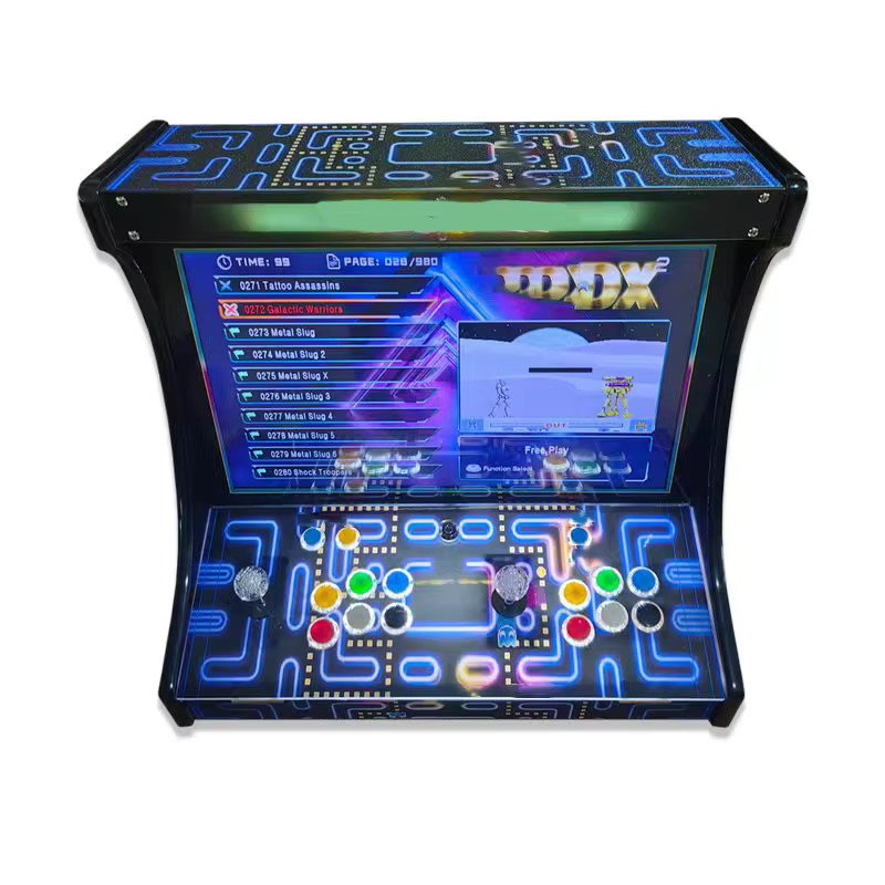 Sag Arcade DX Bartop Arcade-Videospielkonsole mit 22 Zoll LCD-Display, 26800 in 1 Spielen, Münzakzeptor und Joystick für 2 Spieler - Bild 3