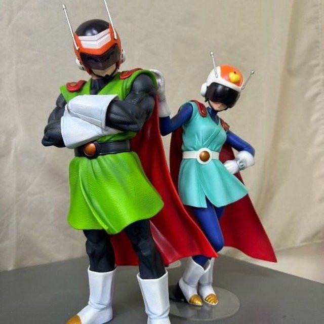 Bandai Dragon Ball Great Saiyaman & Videl Figuren-Set, Actionfiguren, 2-teiliges Set - Bild 1
