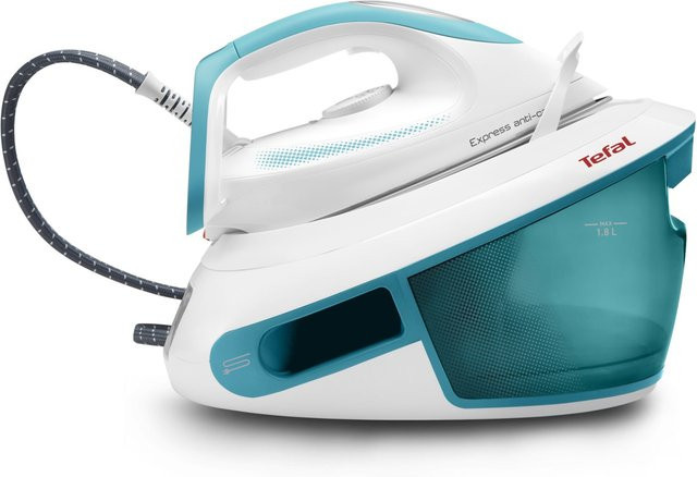 Tefal Bügelstation SV8010 in Weiß und Türkis - Bild 1