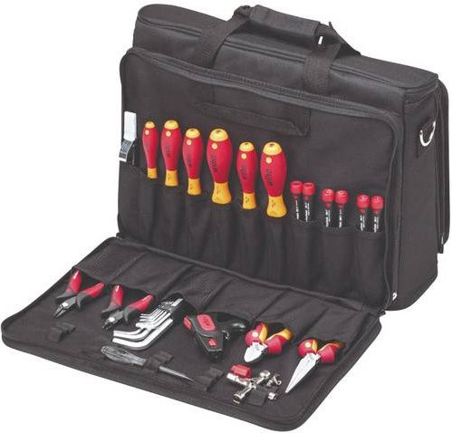 Wiha Werkzeugset Service-Techniker 30-teilig inkl. Tasche für Elektriker VDE 43879 - Bild 1