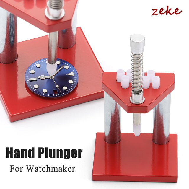 Uhren-Werkzeug Hand Nadel Entferner, Rot, Edelstahl, Unisex - Bild 1