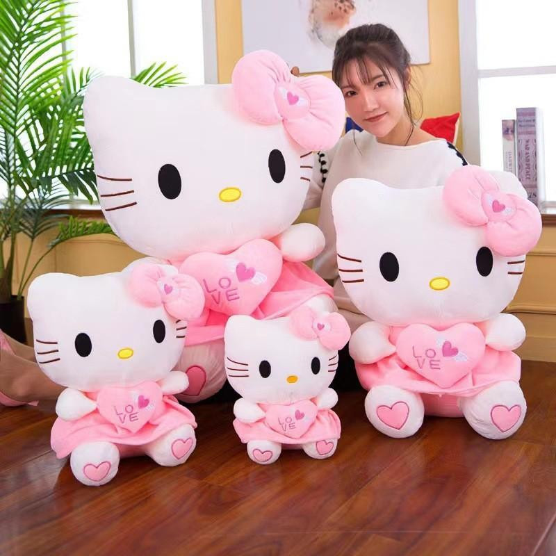 Hello Kitty Plüschtier aus Samt und Kurzplüschstoff - Bild 5