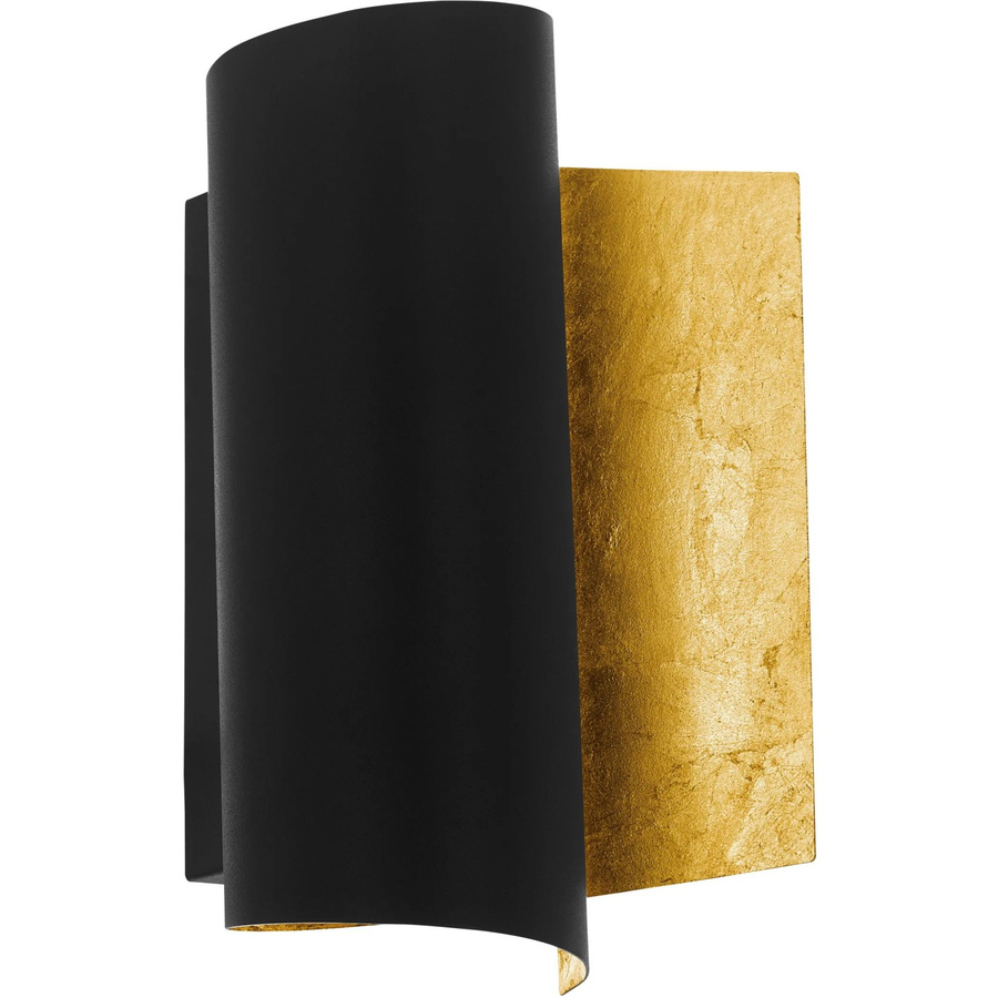 Eglo Wandlampe Flicetto modern 1-flammig in Schwarz-Gold mit E27 Fassung - Bild 2