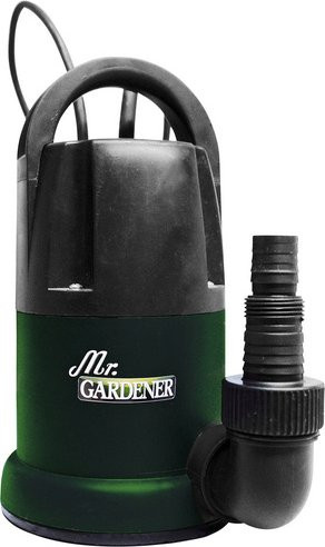 Mr. GARDENER Flachsaugpumpe 7000 S, 400 W, Fördermenge: 7000 l/h, grau - Bild 1