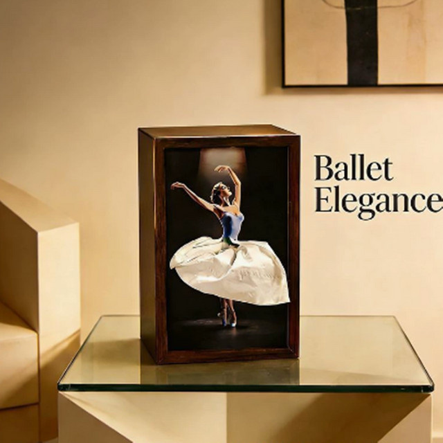 Multifunktionale Taschentuchbox mit Ballett-Mädchen Design in Multicolour für Schreibtisch, Esstisch oder Nachttisch - Bild 1