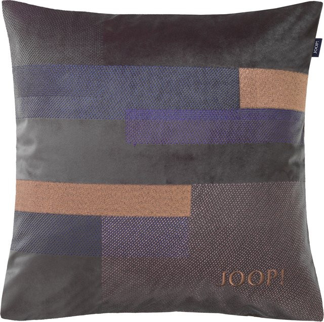 Kissenhülle JOOP! DIMENSION quadratisch aus Polyester in Blau, Grau oder Violett - Bild 1