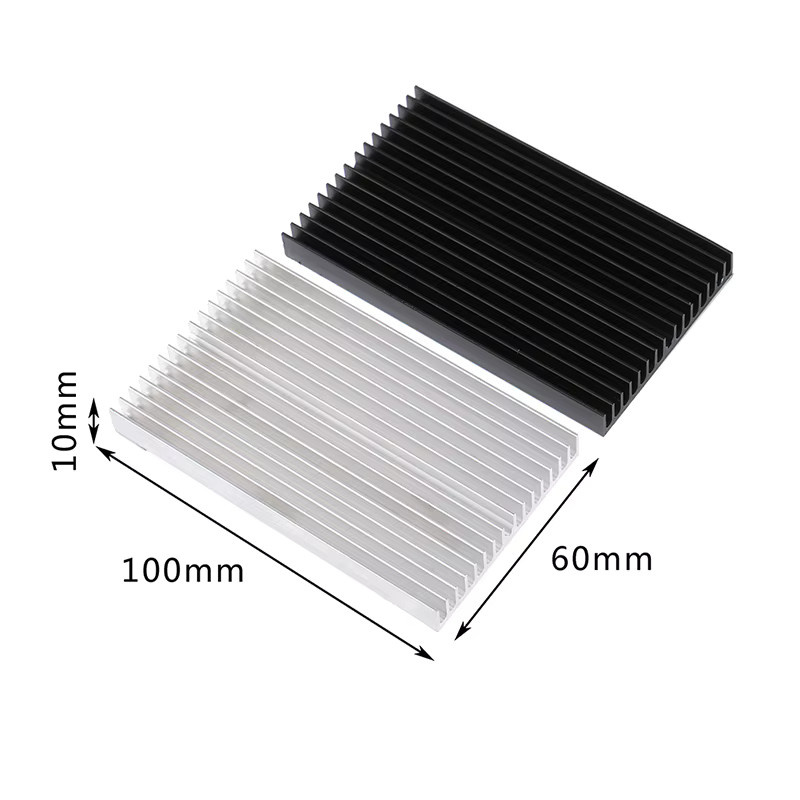 SAFENH Kühlkörper aus Aluminiumlegierung in Silber, 100 mm Kühlpad für LED-IC-Chips und elektronische Komponenten - Bild 1