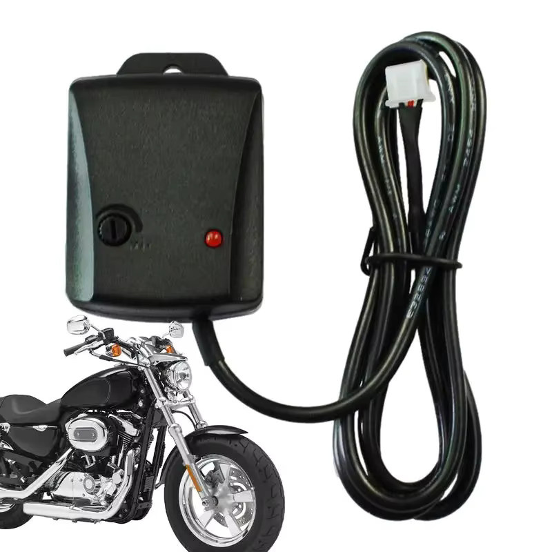 Vibrationssensor Auto Alarmsystem für Fahrzeug, Fahrrad und Motorrad zum Diebstahlschutz, Schwarz - Bild 7