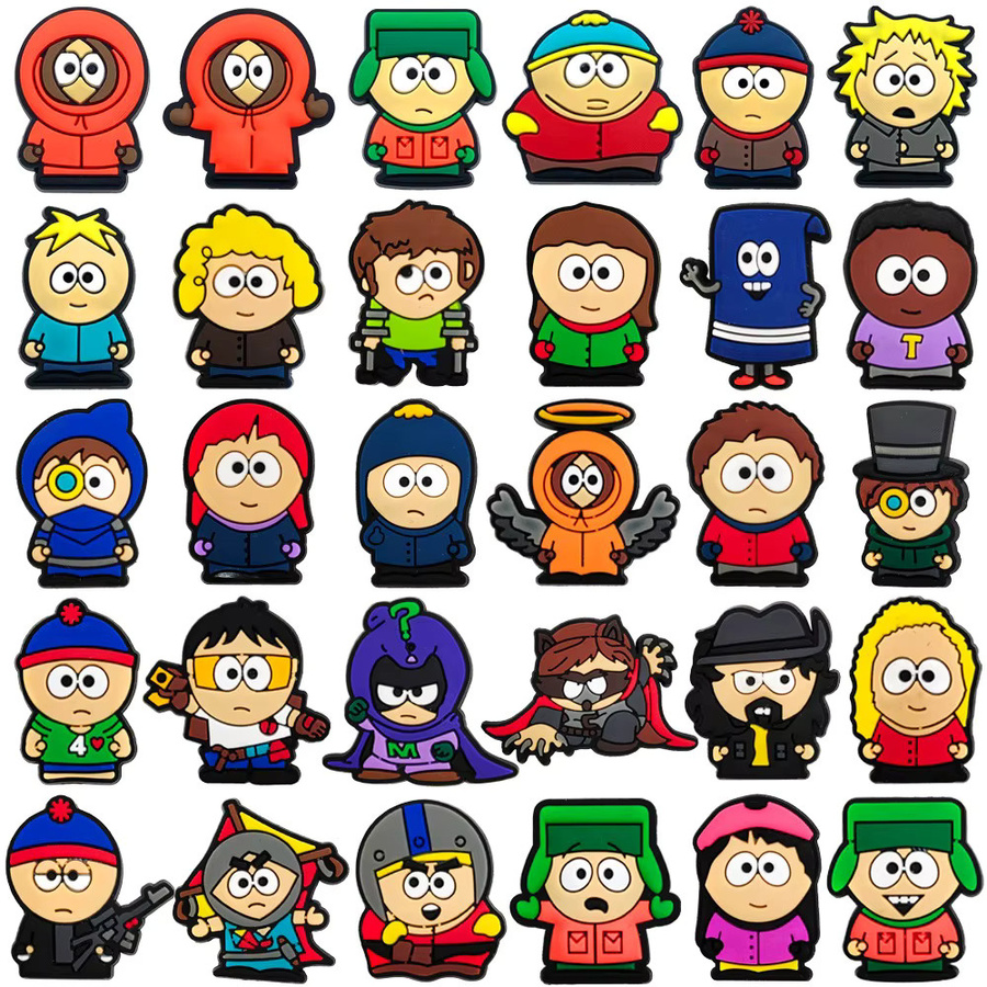 South Park Schuh-Charms, Kinder, Cartoon Schuh-Dekoration Zubehör - Bild 2