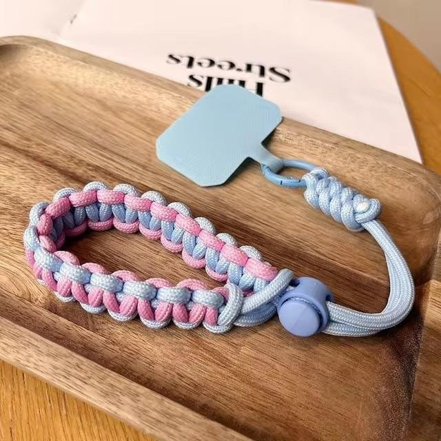 Binchi Outdoor Product Handgewebtes verstellbares Handy Universal Lanyard als Sicherheits-Anti-Fall-Handgelenkschlaufe in Multicolour - Bild 1