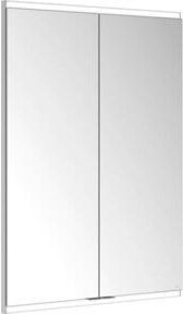 Keuco Spiegelschrank Royal Modular 2.0 in Weiß mit LED-Beleuchtung und 2 Drehtüren, B/H/T: 70 x 90 x 16 cm - Bild 1