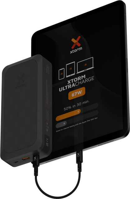 Xtorm Fuel Series Powerbank 45.000mAh mit 67W Power Delivery in Schwarz - Bild 1
