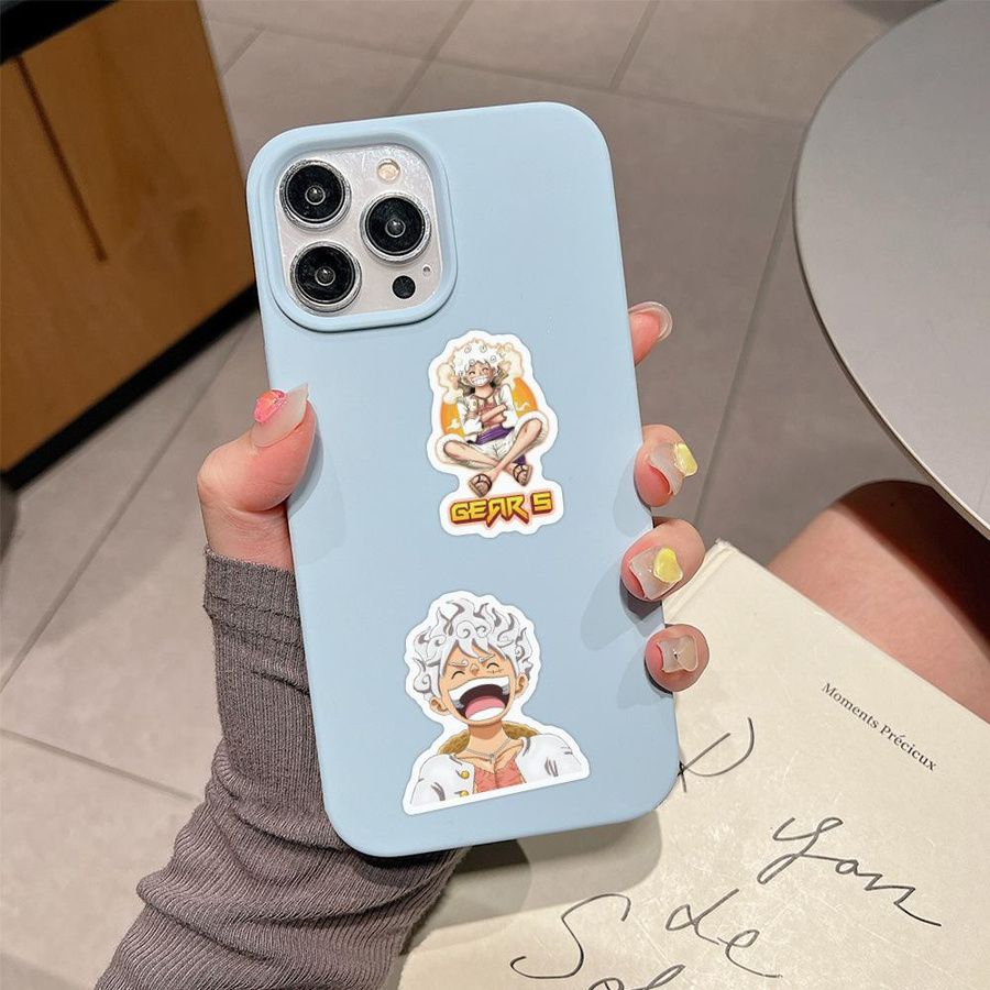 One Piece Ruffy Gear 5 Graffiti Aufkleber Set für Koffer, Notizbücher und Wasserflaschen, Mehrfarbig - Bild 3