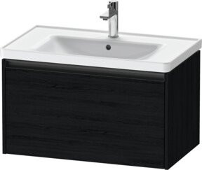 Duravit Waschtischunterschrank Ketho.2 in Eiweiß, wandhängend mit 1 Auszug, B/T: 78,4 x 45,5 cm - Bild 1