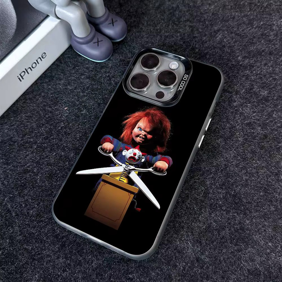 Mesuca Chucky Horror Puppen Handyhülle für iPhone, bunt - Bild 5
