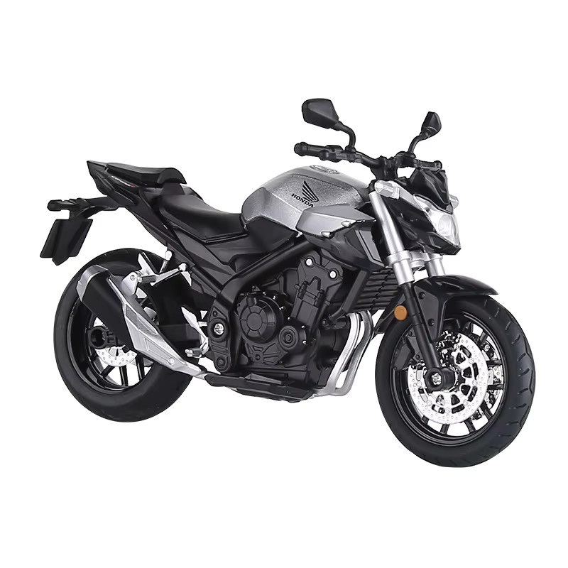 RMZ city Honda CB400F CBR1000 Motorrad Modell, 1:12, Metall, Gummi, Schwarz - Bild 6