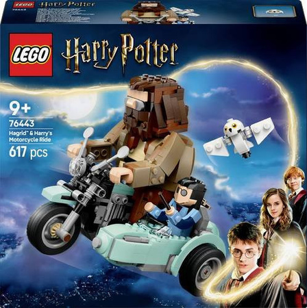 LEGO Harry Potter Hagrids und Harrys Motorradtour Konstruktionsspielzeug ab 9 Jahren