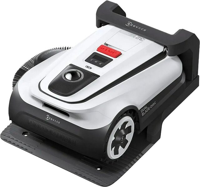 ECOVACS GOAT A1600 LiDAR PRO Mähroboter mit TruEdge-Trimmer und Doppelklingensystem in Weiß-Schwarz - Bild 1
