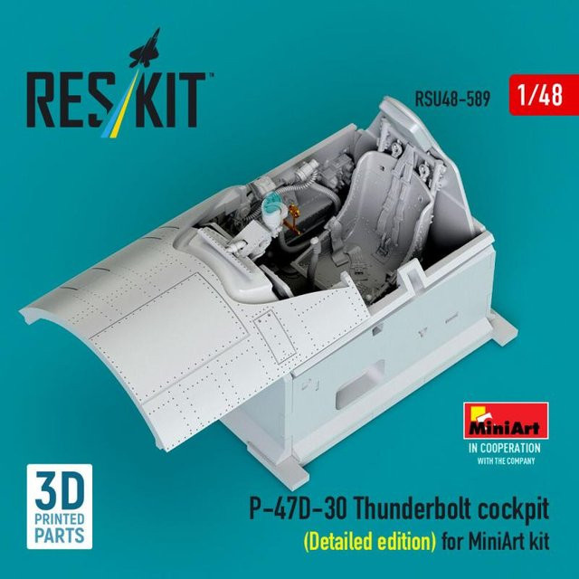Miniart P-47D-30 Thunderbolt Cockpit, Detailed Edition, 1:48 - Bild 1