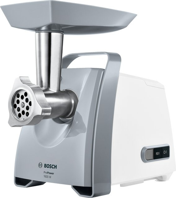 Bosch ProPower MFW45020 Fleischwolf mit 1600W in Weiß und Grau - Bild 1