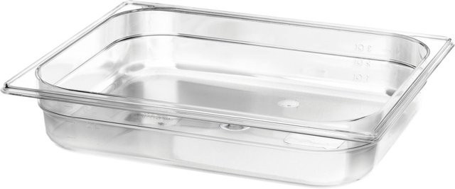 Schneider GN 1/2 Behälter aus Polycarbonat, transparent, Volumen: 4 l, Höhe: 6,5 cm - Bild 1