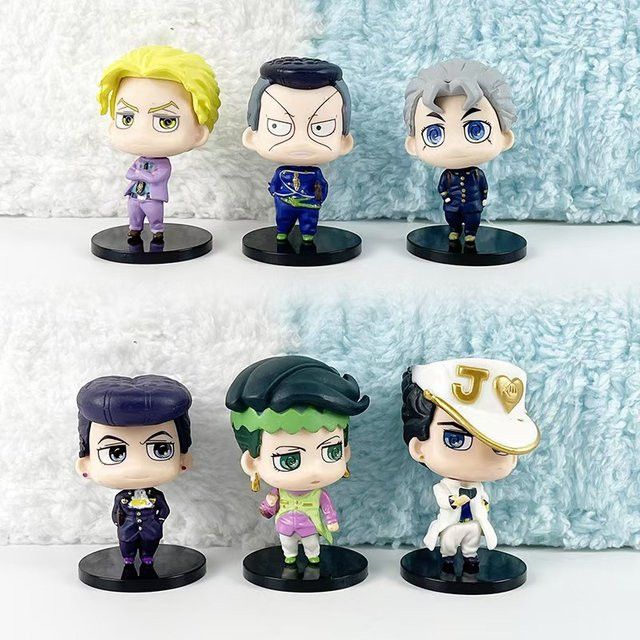 FLIP OCTOPUS Anime Figur JoJo Diamond is Unbreakable mit Josuke, Jōtarō und Kira Yoshikage als buntes Desktop Ornament - Bild 1