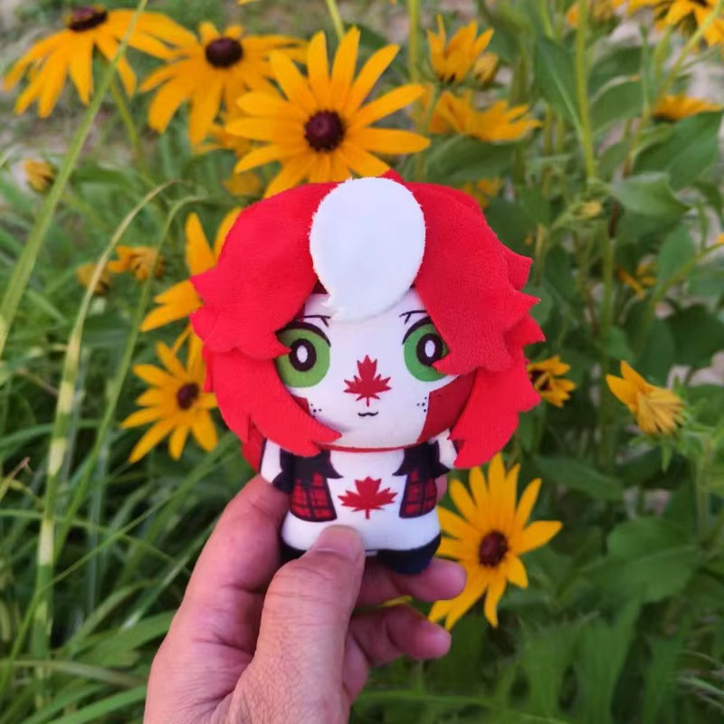 CountryHumans USA Kanada Chibi Baumwollpuppe, Plüsch / Textil, Bunt / Mehrfarbig - Bild 3