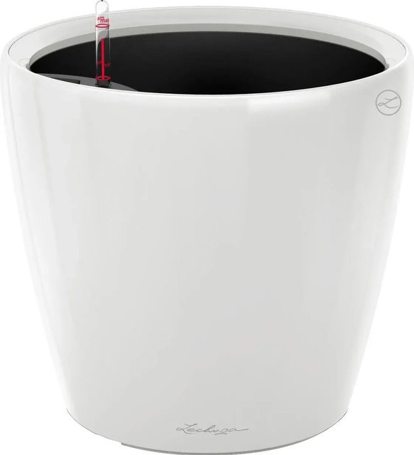 Lechuza Pflanzgefäß Classico LS 35 Tabletop Weiß Hochglanz Ø 35 cm - Bild 1