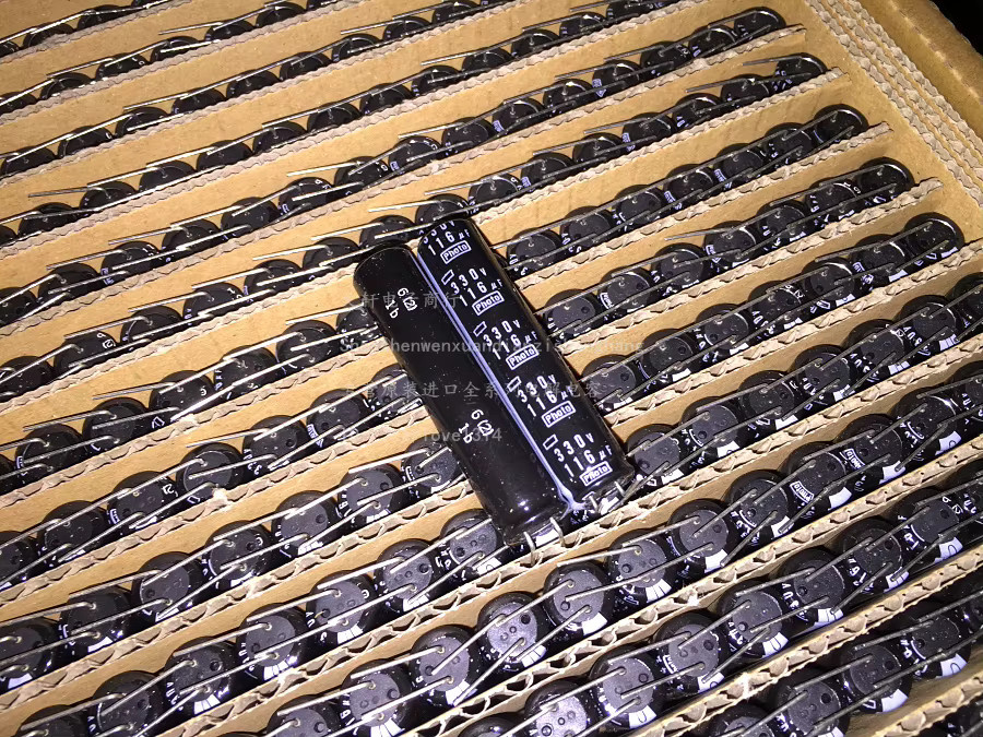 NCC Foto-Blitzkondensator 10er-Set Low ESR 110uF 330V Schwarz, Durchmesser: 9 mm, Höhe: 46 mm - Bild 2