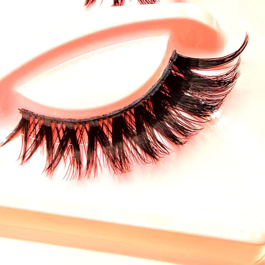 lonzunin Kunstwimpern Katzenaugen-Look, Black, Unisex, 5 Paar - Bild 2